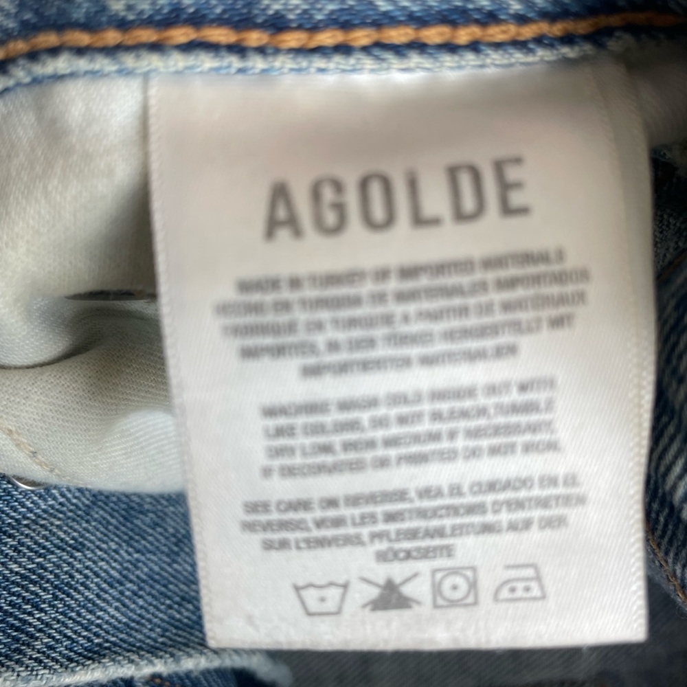 Agolde Riley Distressed Jeans - Picture 3 of 6